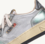 ZAPATILLAS MEDALIST LOW SUPER VINTAGE DE PIEL METALIZADA PLATEAD